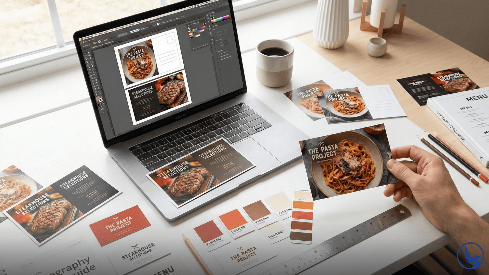 Postcard printing for restaurant ROI analysis showing response rates, redemption tracking, and revenue calculations