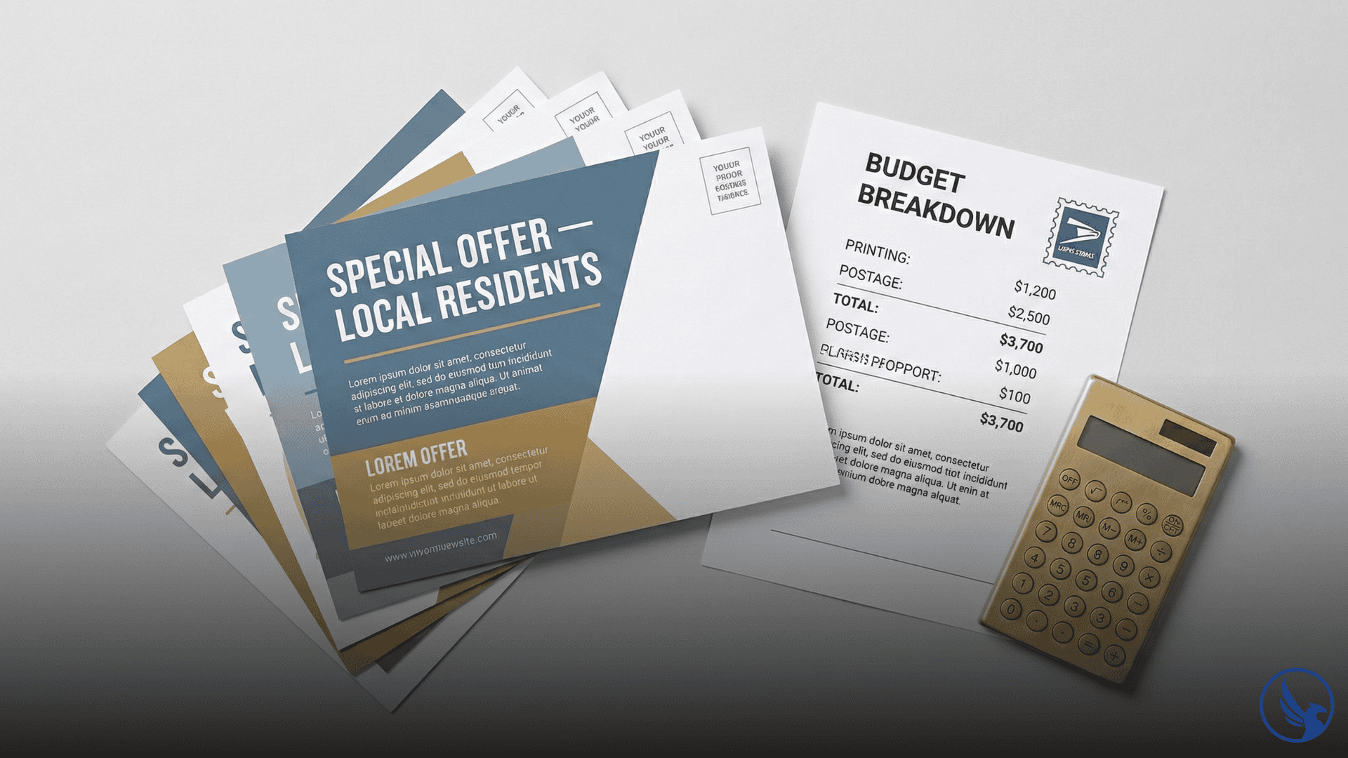 EDDM cost pricing breakdown 2026 — postcard sizes, USPS postage rates, and printing costs
